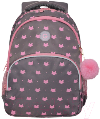 Школьный рюкзак Grizzly RG-360-5 (серый)