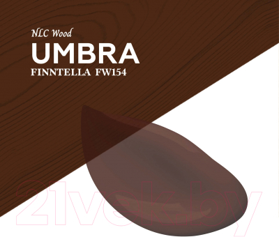 Пропитка для дерева Finntella Wooddi Aqua Umbra / F-28-0-1-FW154 (900мл)