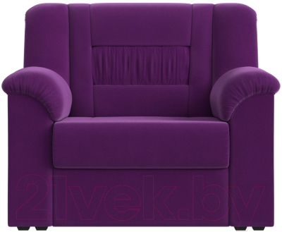 Кресло мягкое Лига Диванов Карелия 341 (микровельвет фиолетовый)
