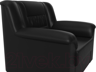 Кресло мягкое Лига Диванов Карелия 341 (экокожа черный)