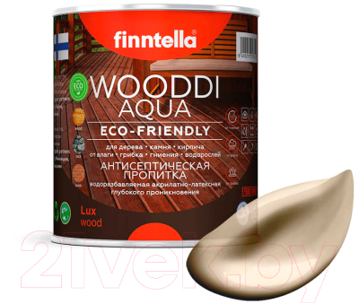 Пропитка для дерева Finntella Wooddi Aqua Lasi / F-28-0-1-FW161 (900мл)