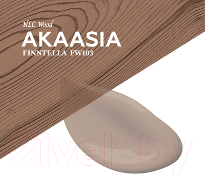 Пропитка для дерева Finntella Wooddi Aqua Akaasia / F-28-0-3-FW103 (2.7л)