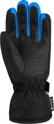 Перчатки лыжные Reusch Flash Gore-Tex Junior / 6261305-7687 (р-р 6, Black/Black Melange/Brilliant Blue)