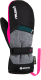 Варежки лыжные Reusch Flash Gore-Tex Junior Mitten / 6261605-7771 (р-р 6, Black/Black Melange/Pink Glo) - 