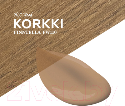 Пропитка для дерева Finntella Wooddi Aqua Korkki / F-28-0-3-FW110 (2.7л)