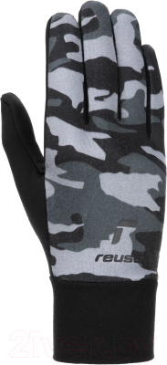 Перчатки лыжные Reusch Miller Touch-Tec Junior/ 6265187-5570 (р-р 5, Dark Camo/Black)