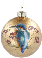 

Шар новогодний Gisela Graham, Aviary. Зимородок / 585