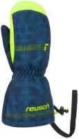 Варежки лыжные Reusch Maxi R-Tex Xt / 6285515-4955 (р-р 4, Mitten Dress Blue/Safety Yellow) - 