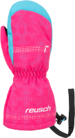 Варежки лыжные Reusch Maxi R-Tex Xt / 6285515-3305 (р-р 5, Mitten Knockout Pink/Bachelor Button) - 
