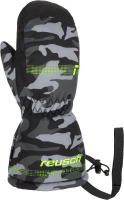 Варежки лыжные Reusch Maxi R-Tex Xt Mitten / 6285515-7696 (р-р 4, Black/Grey Camou) - 