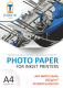 Фотобумага Papyrus АРТ Жемчуг A4 200 г/м2 / BN04336 (10л, матовый) - 