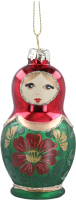 

Елочная игрушка Gisela Graham, All Glass. Матрешка / 420