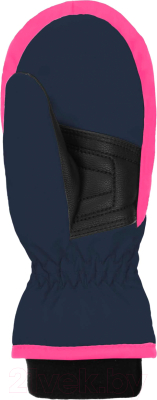 Варежки лыжные Reusch Kids Mitten / 6285405-4540 (р-р 4, Dress Blue/Knockout Pink)