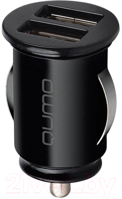 Адаптер питания автомобильный Qumo Energy Light Charger 0034 / Q32849 (черный)