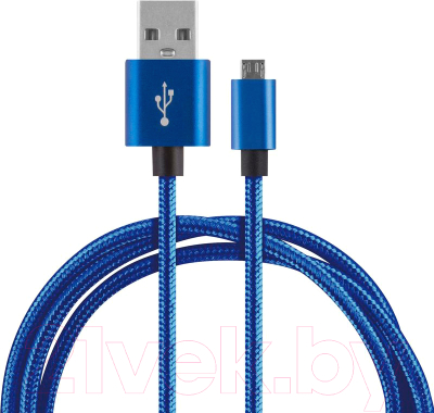 Кабель Energy ET-27 USB/MicroUSB / 104108 (синий)