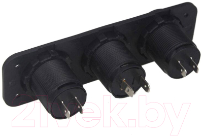 Изображение товара Моторозетка Sipl С вольтметром + 2USB 5V 2.1A / PLS37A