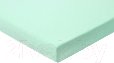 Простыня AlViTek Трикотажная на резинке 160x200 / ПТР-М-160 (ментол)
