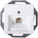 Розетка ABB Basic 55 / 13010404-01.38-01.01-01.00 (белый, лицевая панель) - 