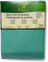 

Простыня AlViTek, Сатин однотонный на резинке 180x200x25 / ПР-СО-Р-180(180)-МЯ