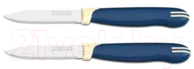 Набор ножей Tramontina Multicolor / 23528/213 (2шт)