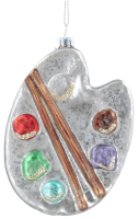 

Елочная игрушка Gisela Graham, All Glass. Палитра художника / 263
