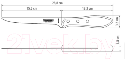 Нож Tramontina Polywood / 21188/176