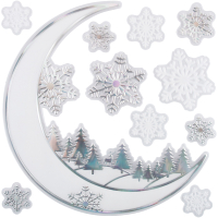 

Наклейка на окно Волшебная страна, Зимняя ночь / 7830