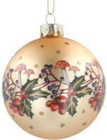 

Шар новогодний, All Glass. Мухоморы и ягоды / 539