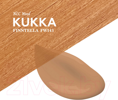 Пропитка для дерева Finntella Wooddi Aqua Kukka / F-28-0-3-FW143 (2.7л)
