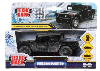 Автомобиль игрушечный Технопарк Hummer h1 Пикап в снегу / SB-18-09-H1-N(SNOW)-WB