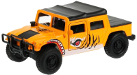 Автомобиль игрушечный Технопарк Hummer h1 Пикап Тигр / SB-18-09-H1-TIGER(WB) - 