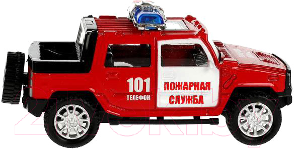 Автомобиль игрушечный Технопарк Внедорожник Пожарная машина / 1911C139-R — фото 2