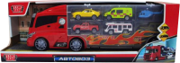 Автовоз игрушечный Технопарк 1711I063-R1 (красный) - 
