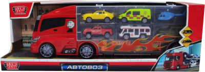 Автовоз игрушечный Технопарк 1711I063-R1 (красный)