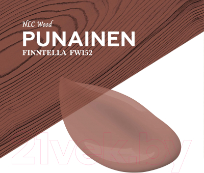 Пропитка для дерева Finntella Wooddi Aqua Punainen / F-28-0-3-FW152 (2.7л)