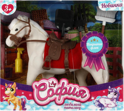 Набор аксессуаров для куклы Карапуз Лошадь для Софии / KT3211-HW-S
