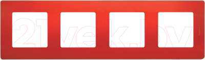 Рамка для выключателя Legrand Etika 672534 (красный)