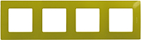 Рамка для выключателя Legrand Etika 672544 (зеленый папоротник) - 