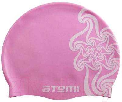 Шапочка для плавания Atemi PSC302 (розовый/кружево)