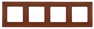 Рамка для выключателя Legrand Etika 672574 (какао)
