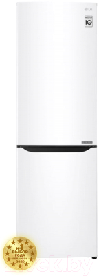 Холодильник с морозильником LG GA-B419SQJL