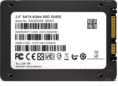 SSD диск A-data Ultimate SU650 480GB (ASU650SS-480GT-R)