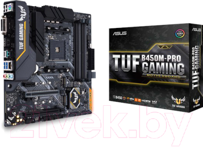 Материнская плата Asus Tuf B450M-Pro Gaming