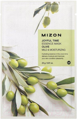 Маска для лица тканевая Mizon Joyful Time Essence Mask Olive