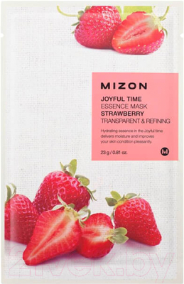 Маска для лица тканевая Mizon Joyful Time Essence Mask Strawberry