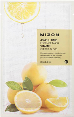 

Маска для лица тканевая Mizon, Joyful Time Essence Mask Vitamin C