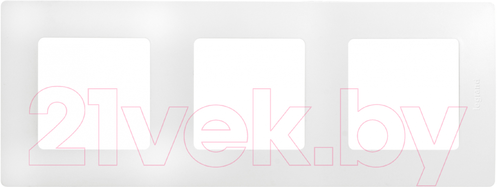 Рамка для выключателей и розеток Legrand Etika 672503 (белый, 3 поста)