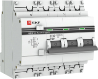 

Дифференциальный автомат EKF, PROxima АД-32 3P+N 32А (С) / DA32-32-30-4P-a-pro