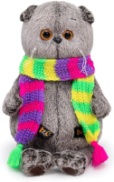 

Мягкая игрушка Budi Basa, Басик в ярком шарфе / Ks22-202