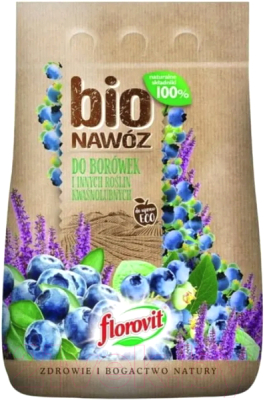 Удобрение Florovit Про Натура БИО для голубики и других кислотолюбивых растений (5л)